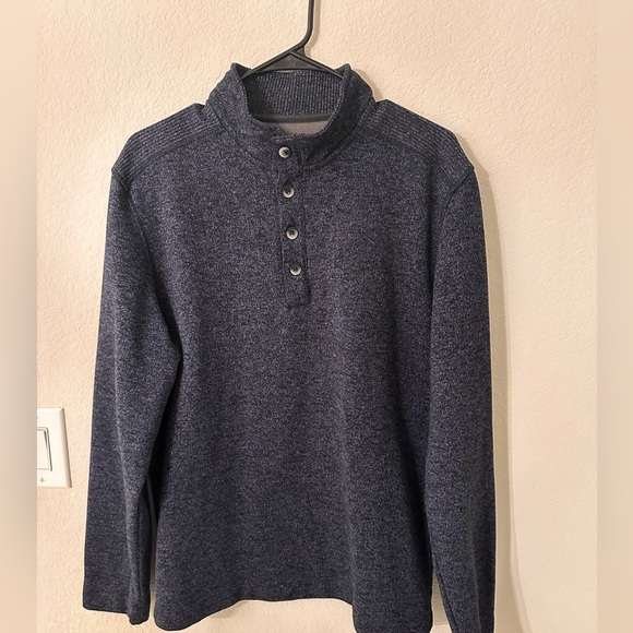 Van Heusen Flex Sweater (Navy Blue) - Picture 1 of 2